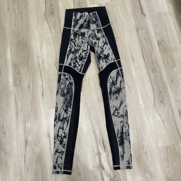 Lululemon Women’s Breathe Easy Pant Leggings Size 4 Granite Black Mohave Tan‎ - Picture 1 of 7